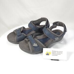 Rockport Women's Gray and Navy Blue Sport Sandals